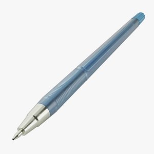 Transparent ballpoint pen 3D model