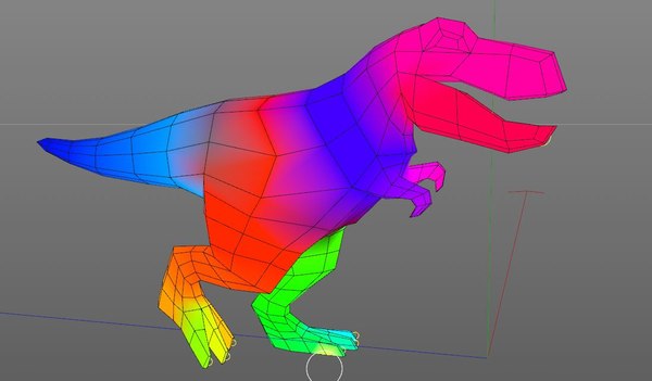 modelo 3d Low Poly T-Rex Rigged - TurboSquid 1418143