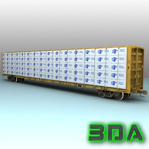 f483 centerbeam rails ttx 3d max