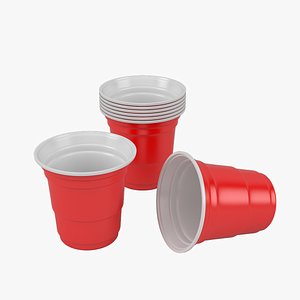 3D Plastic Shot Cup