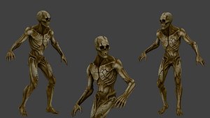 Skeleton Monster Creature 3D