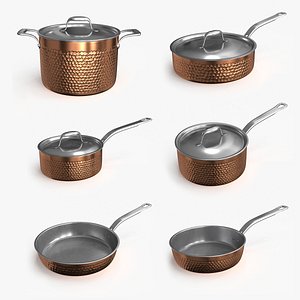 Large Saucepan with Cover - 3D Model by weeray