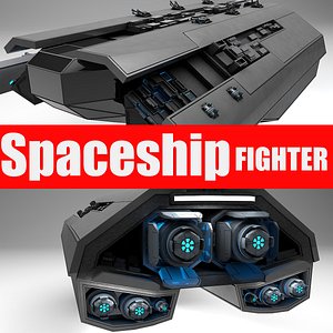 spacecraft cannons 3d model