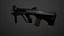 AUG AAA Game Ready PBR 로우 폴리 3D 모델