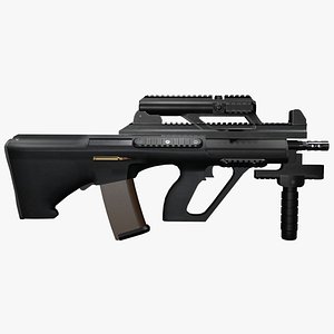 AUG AAA Game Ready PBR Low-poly 3D model