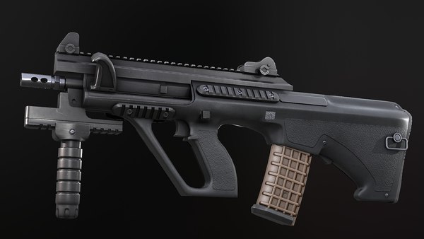 AUG AAA Game Ready PBR Low-poly 3D model3D模型 - TurboSquid 2003773
