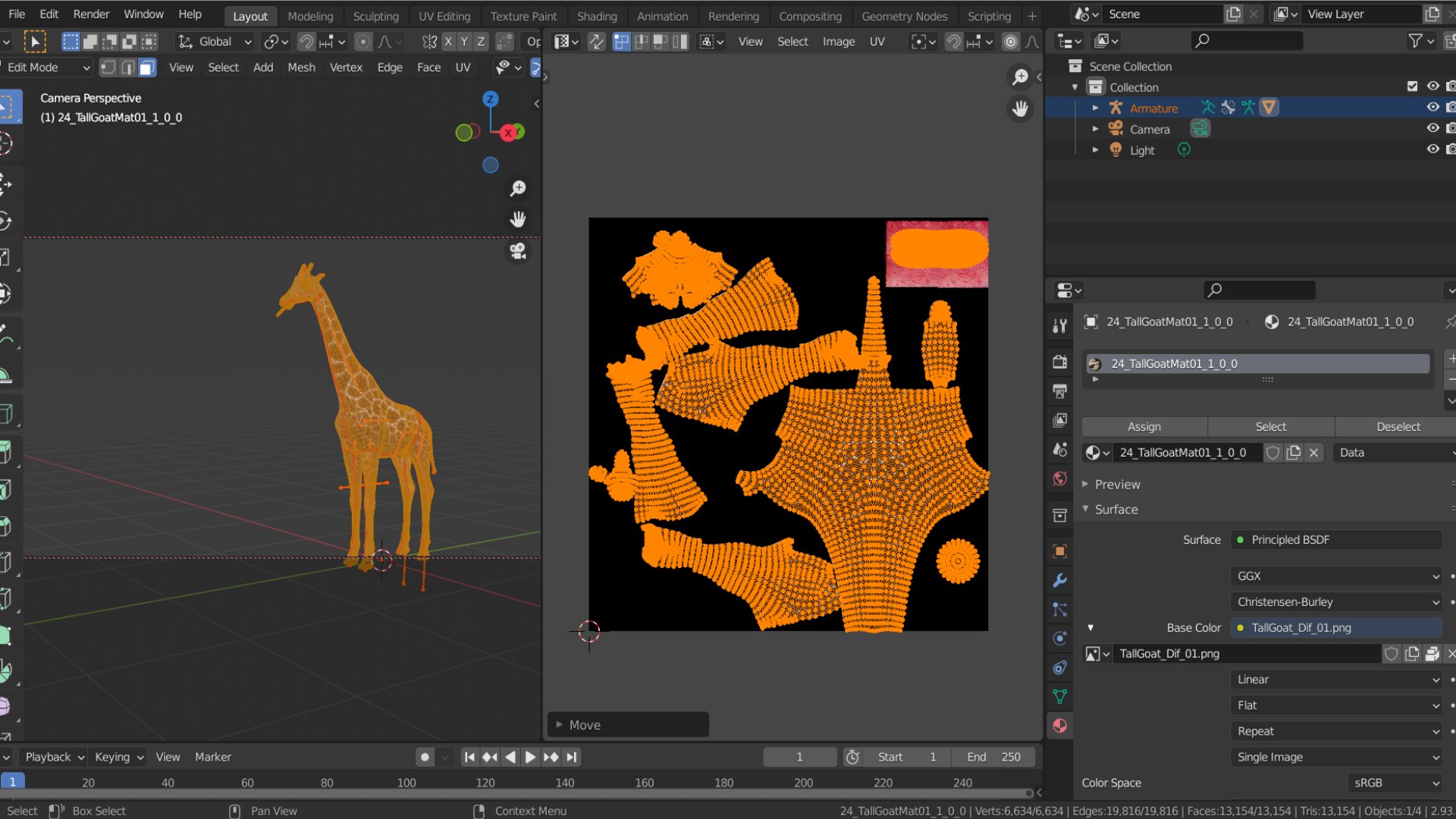 Giraffe Rigged Low Poly Model - TurboSquid 2059155