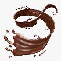 Chocolate Liquid Splash 009