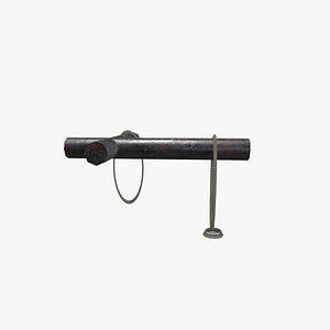 Medieval Market V1 Hook Rope 1 3D model