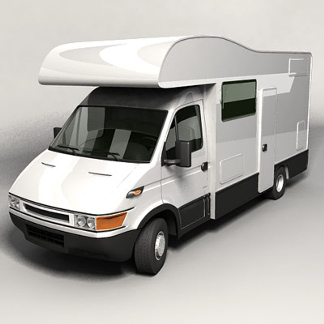 camper camp euro 3d model