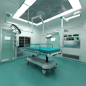 3D Operating Theater and Examination Rooms model