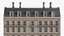 Edificio tradizionale a due lati di Parigi