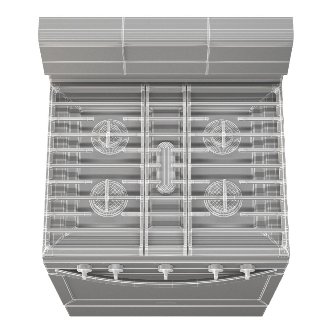 3D Gas Range - TurboSquid 1388979