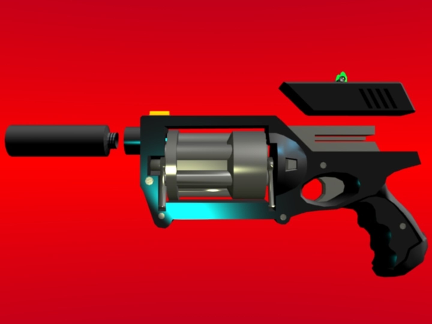 maya gun pistol