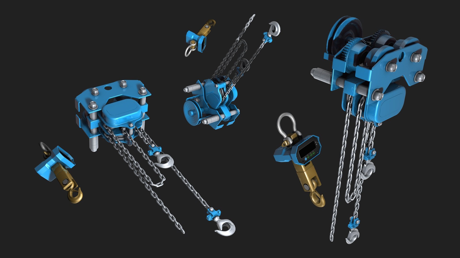 Chain hoist and Crane scales model https://p.turbosquid.com/ts-thumb/fq/dAVTeg/za/chainhoist_cranescales5/jpg/1718288377/1920x1080/fit_q87/d1f46800730b6aef4541da7b6cd624bcc553a542/chainhoist_cranescales5.jpg