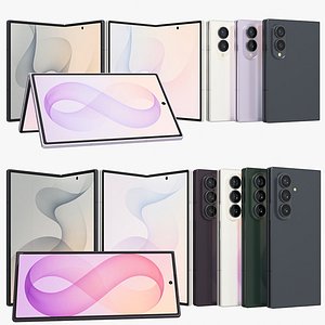 Samsung Galaxy Z Fold8 and Fold8 Ultra Family Collection 3D model