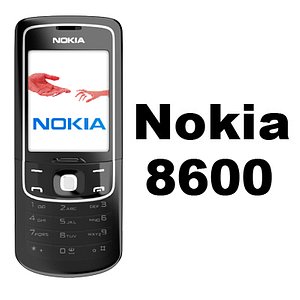 3d nokia 8600 model