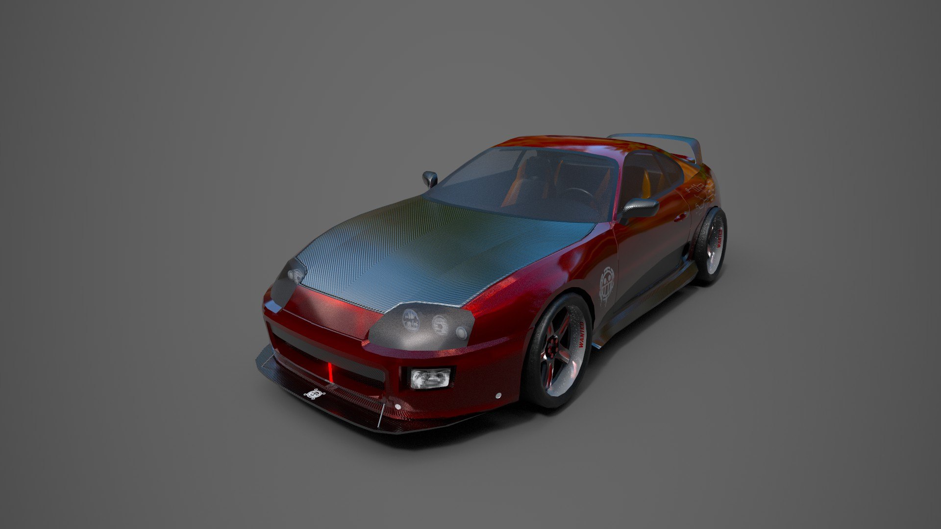 Toyota Supra MK4 3D Low Poly Model With 4k PBR Textures 3D - TurboSquid ...