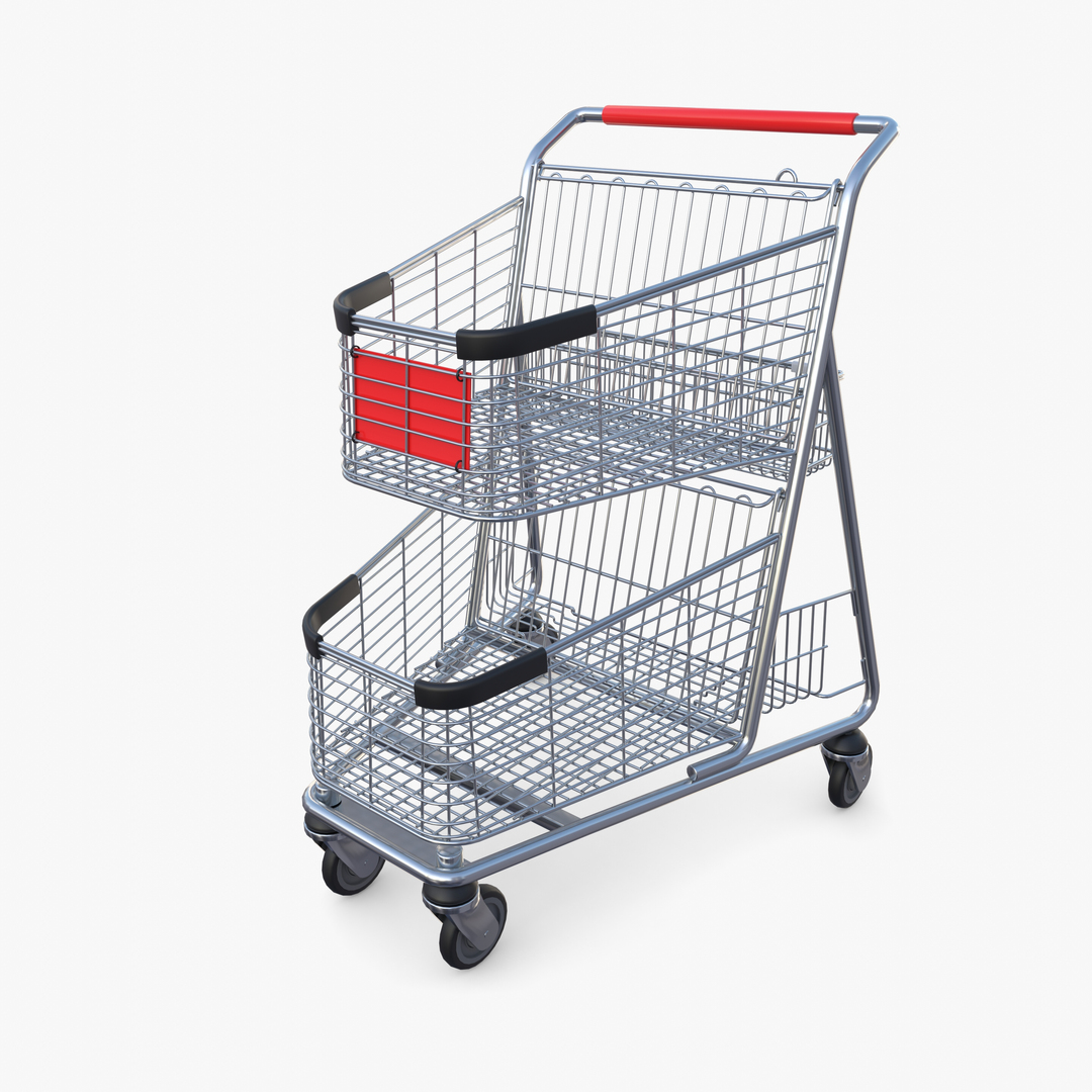Shopping Cart V4 3D Model - TurboSquid 2025443