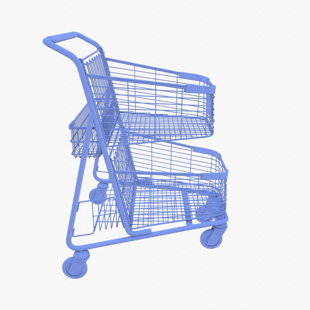 Shopping Cart V4 3D Model - TurboSquid 2025443