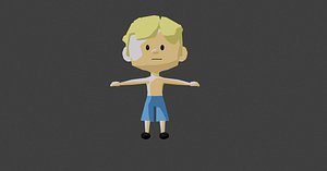 Kid Zelda Wind Waker 3D model