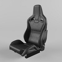 RECARO Sportster CS Leather Black 3D model