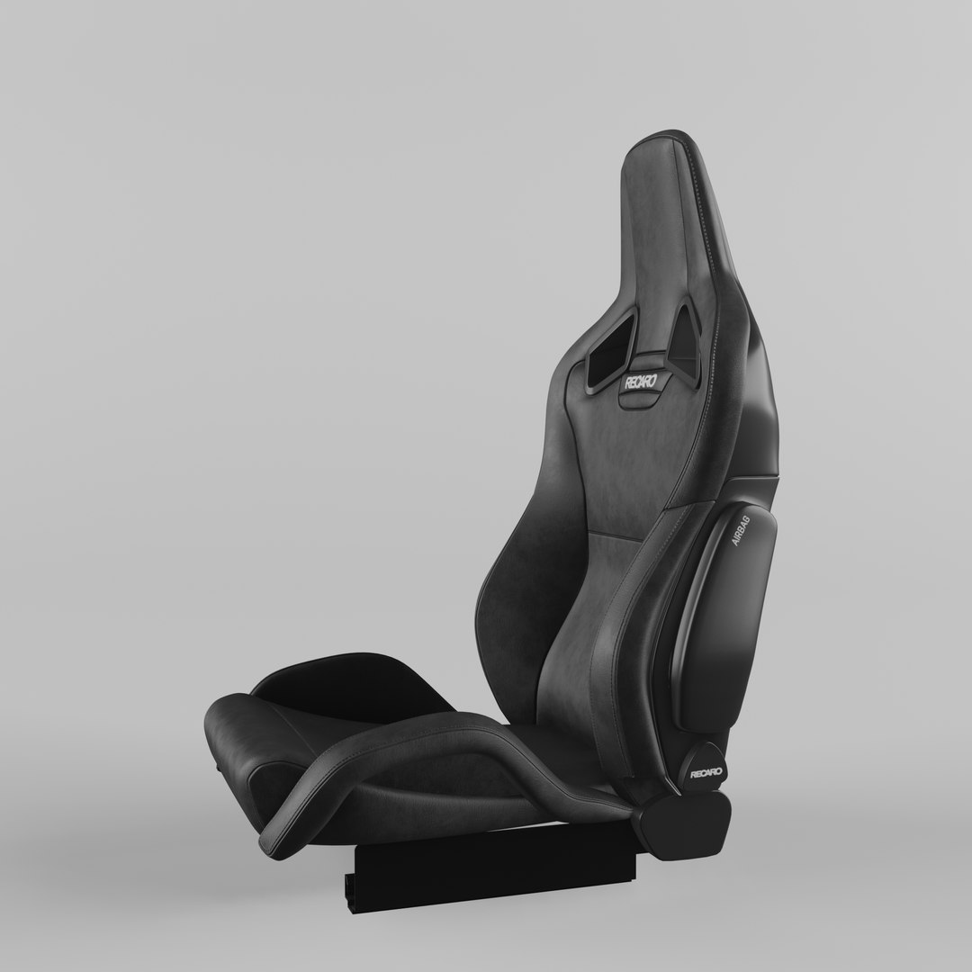 RECARO Sportster CS Leather Black model - TurboSquid 1751070