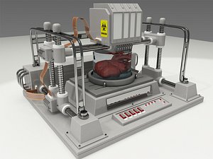 human anatomy bioprinter bio 3d model