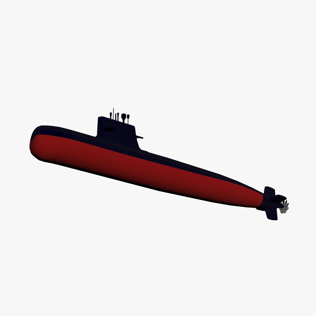 3d submarine type 039 model