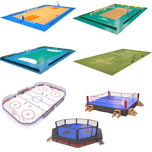 sport arenas 3 3D model