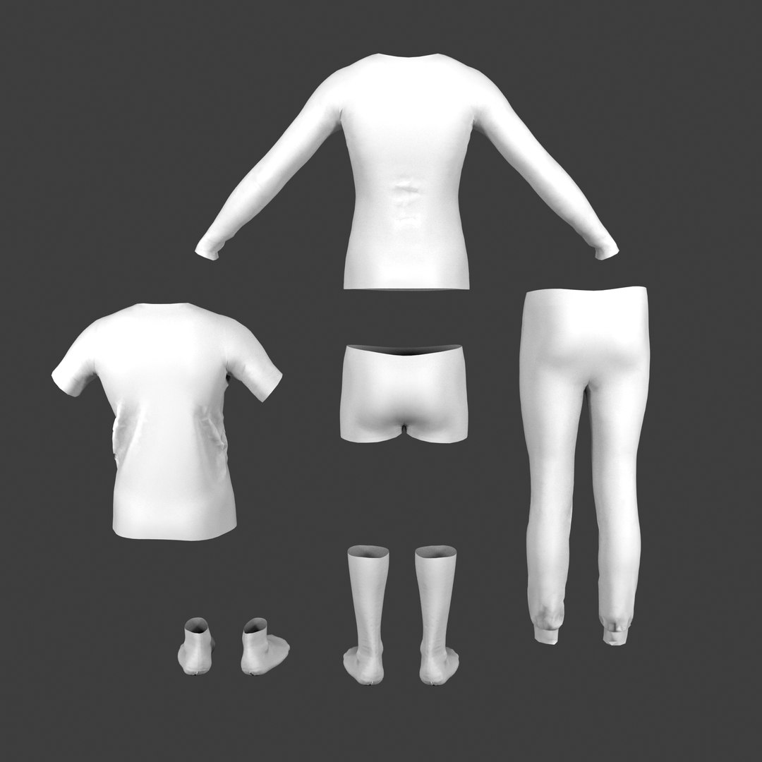 Clothes Kit Vol 1 Model TurboSquid 1695177