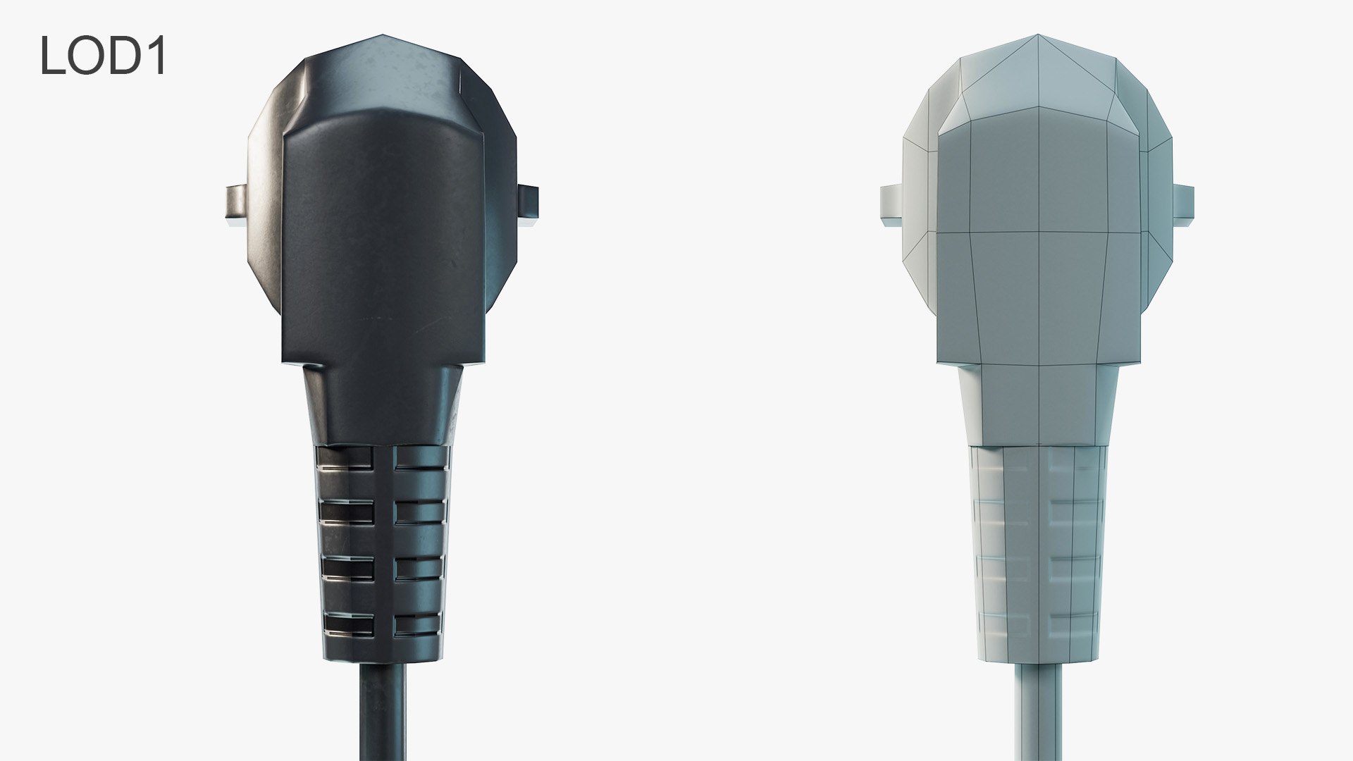 European Type E Electrical Plug 3D Model - TurboSquid 2276337