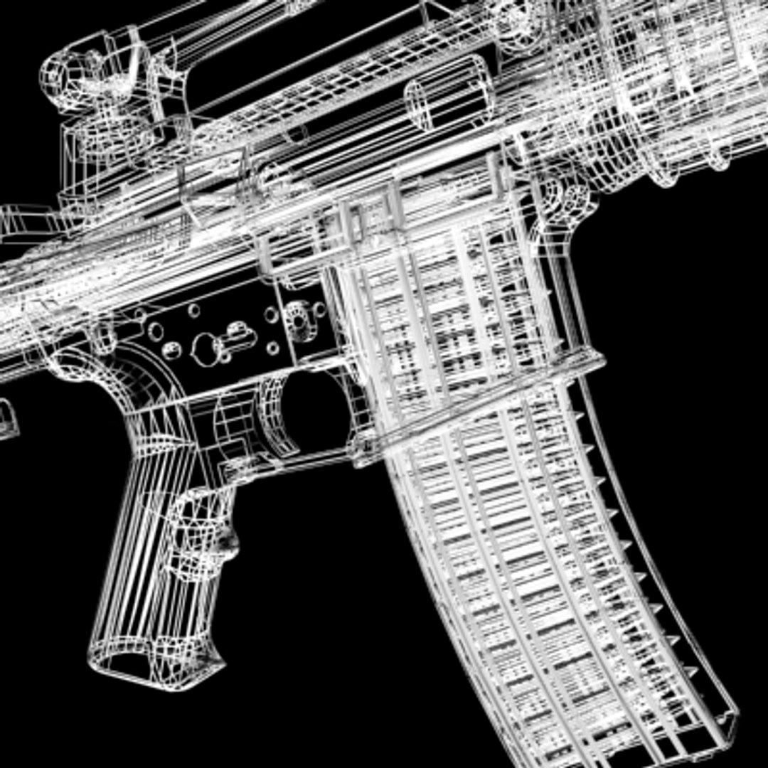 3d M4a1 Carbine M4 Rifle