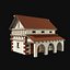 ROMAN ANCIENT GREEK STONE ROME HOUSE HUT BUILDING COLLECTION