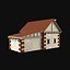 ROMAN ANCIENT GREEK STONE ROME HOUSE HUT BUILDING COLLECTION
