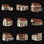 ROMAN ANCIENT GREEK STONE ROME HOUSE HUT BUILDING COLLECTION