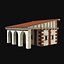 ROMAN ANCIENT GREEK STONE ROME HOUSE HUT BUILDING COLLECTION