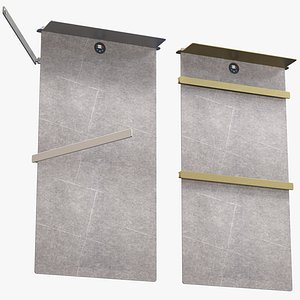 Heated towel rail WONZON WOGHAND STUTTGART WW A504G BG