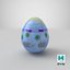 3D egg pbr real model