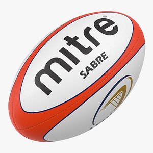 rugby ball mitre 3d model