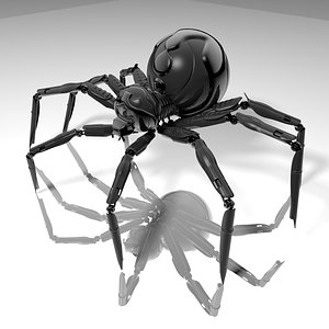 3d model spider h-light