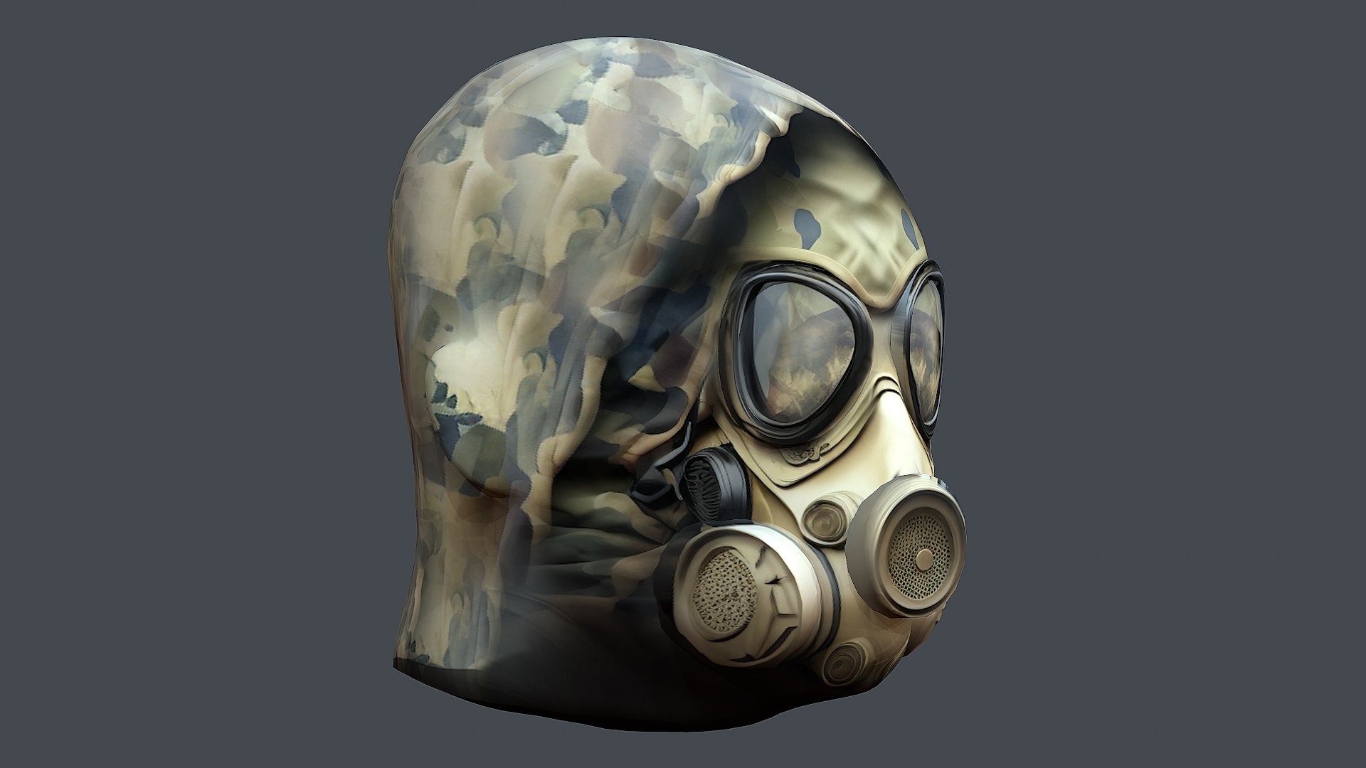 Gas Mask Protection Plastic Black 3D Model - TurboSquid 2024364