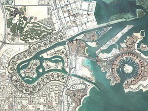 doha city qatar 3D model