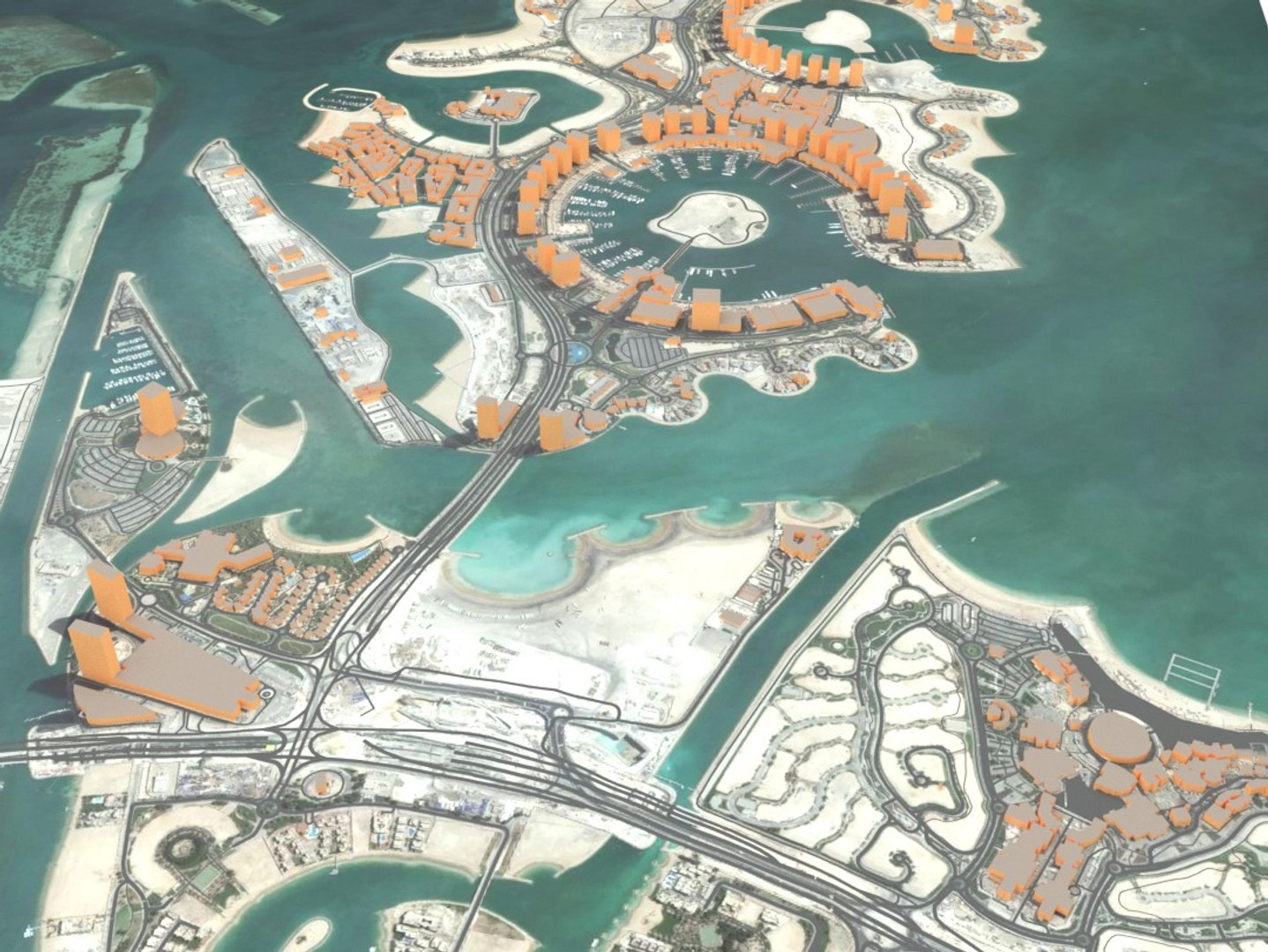 Doha City Qatar 3D Model - TurboSquid 1654618