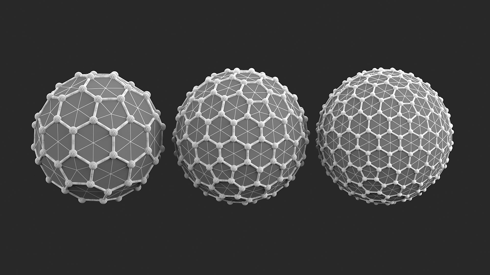 3D Buckyballs Model TurboSquid 1258204