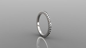 Womens diamond Eternity wedding band ring