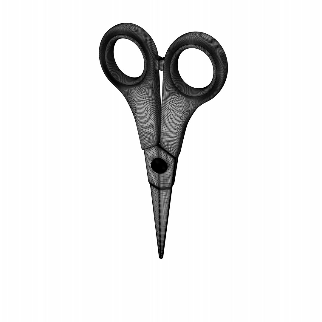 3D Model Scissors Yellow - TurboSquid 2314921