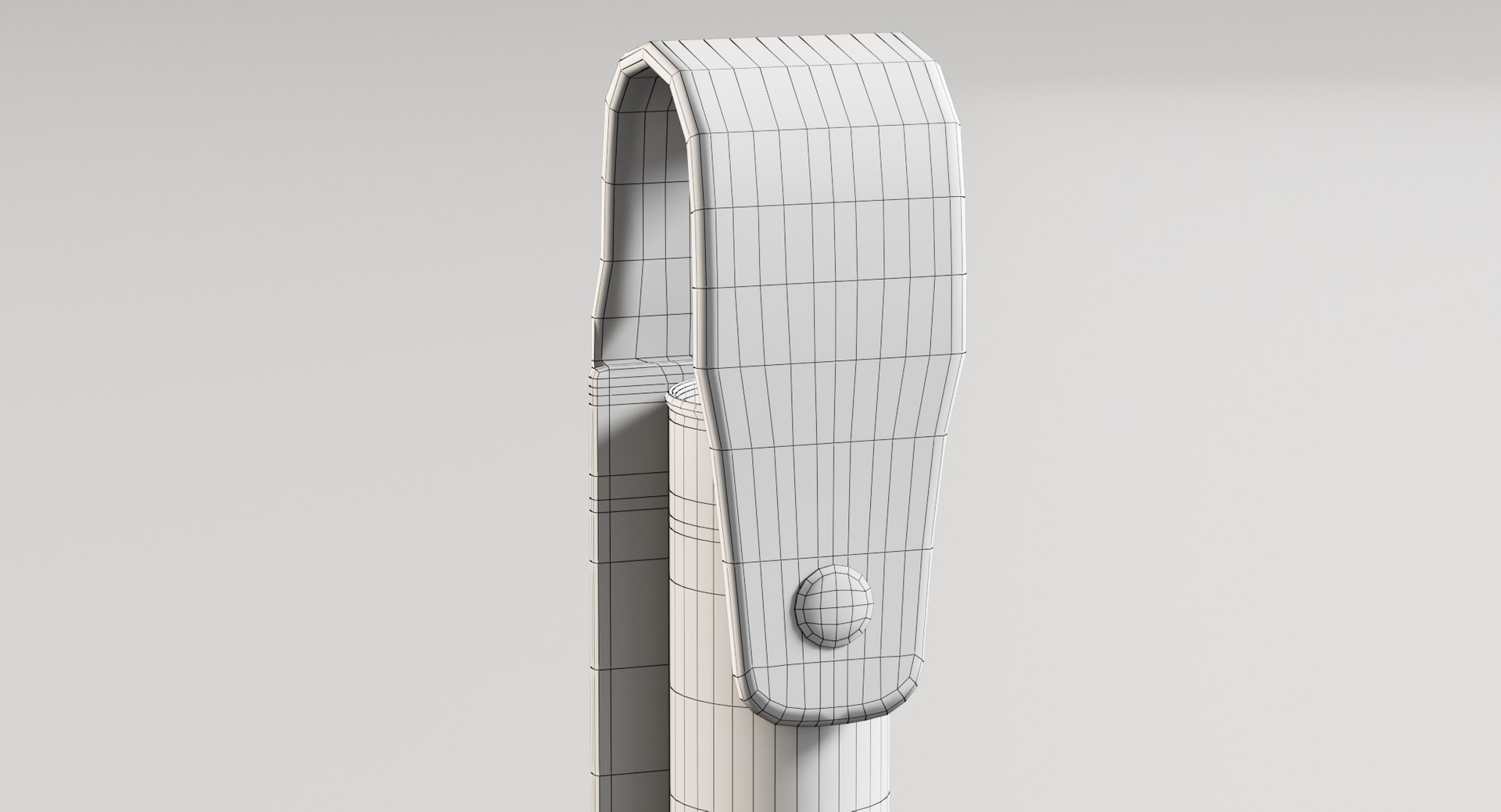 Galls Leather Flashlight Holder Model TurboSquid 1371876