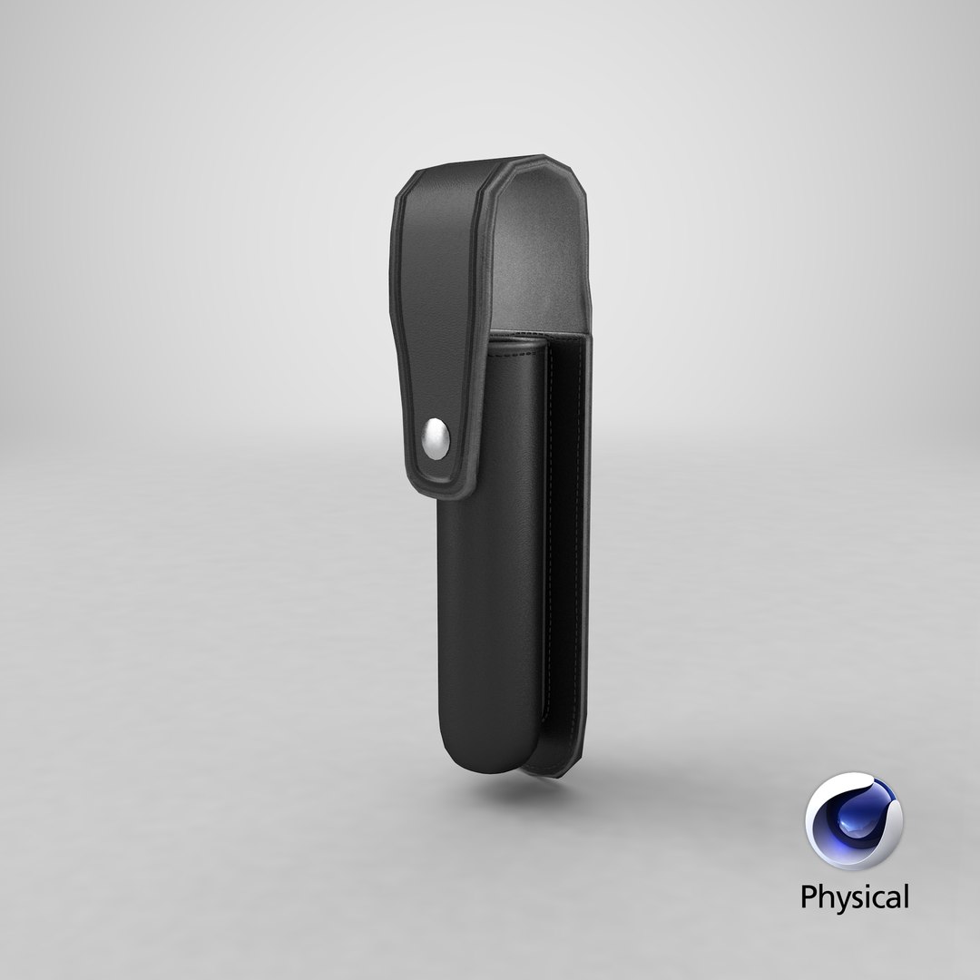 Galls leather flashlight holder model TurboSquid 1371876