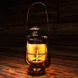 3D Ancient lamp model